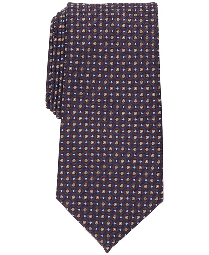 Club Room Men's Robinson Neat Classic Tie, Created for Macy's - Macy's