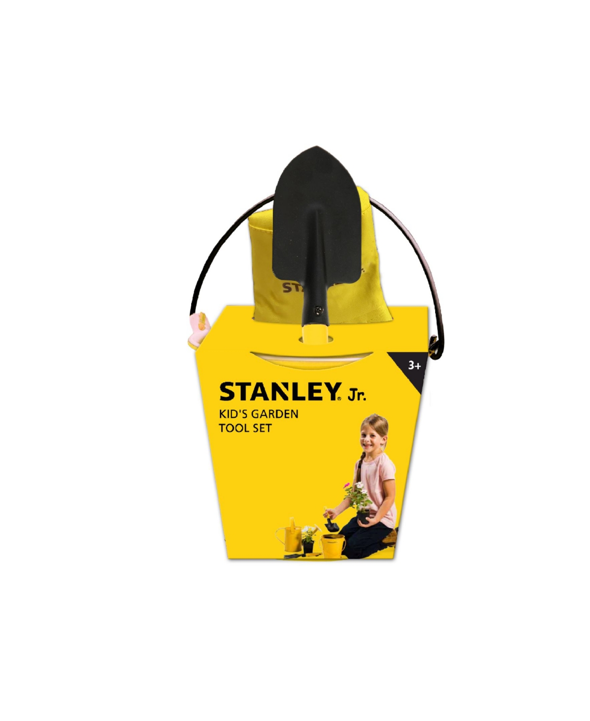 Stanley Jr. 3 Piece Garden Toolset In Black,yellow