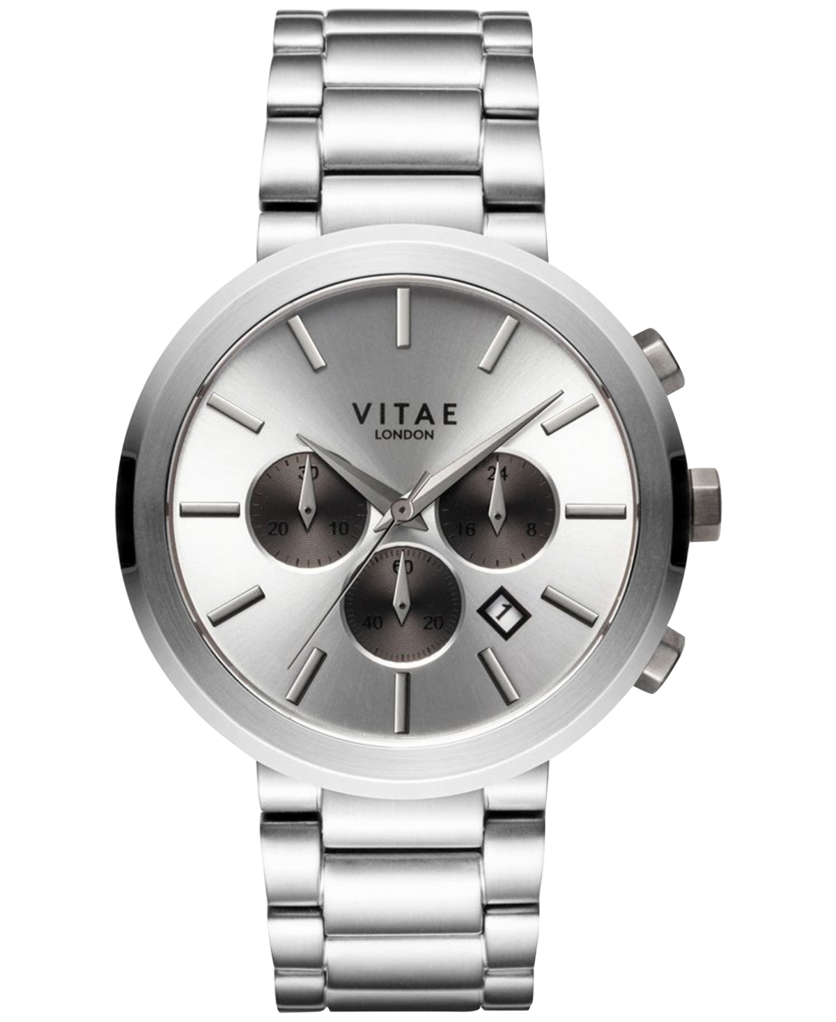 Vitae London Men's Chronograph Elmington Stainless Steel Bracelet Watch