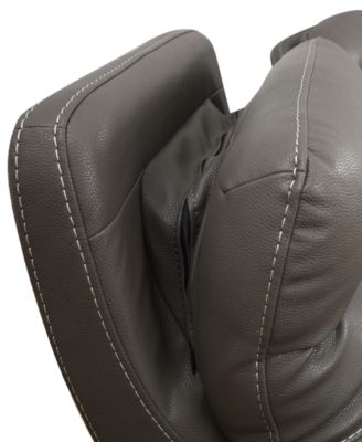 Jabarr 5-Pc. Beyond Leather Theater Seating with 2 Consoles, Created for Macy's