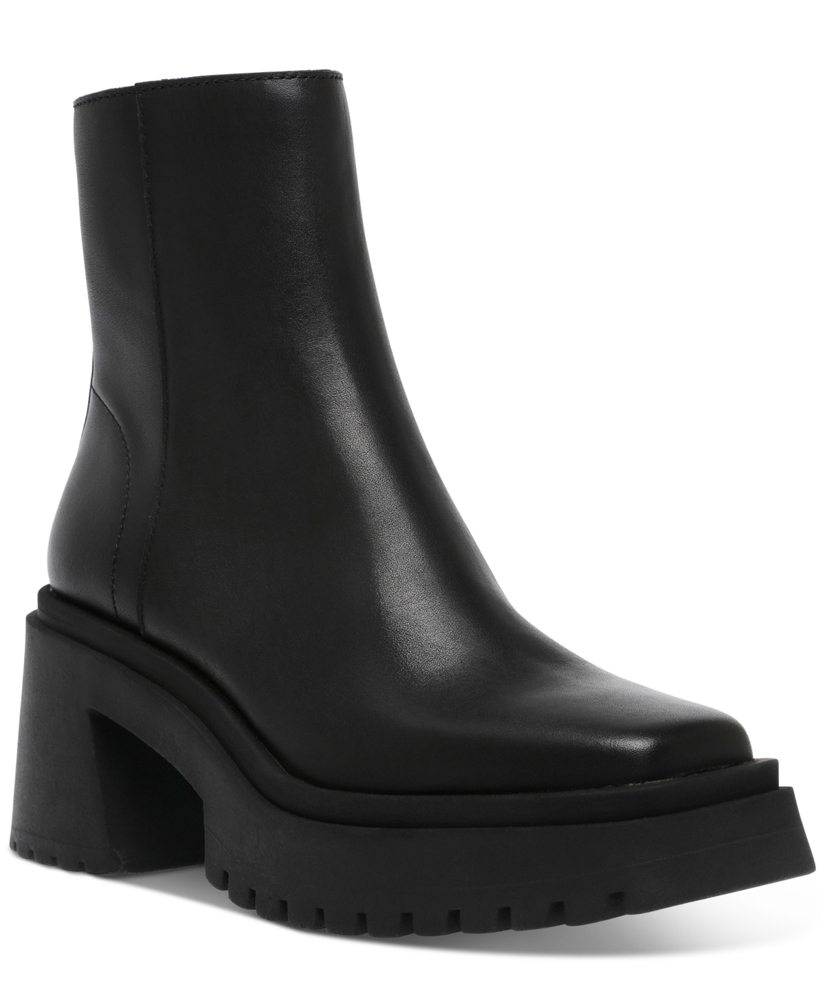 steve madden women's hesitant lug sole chelsea booties