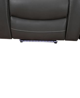 Jabarr 3-Pc. Beyond Leather Theater Seating with 1 Console, Created for Macy's