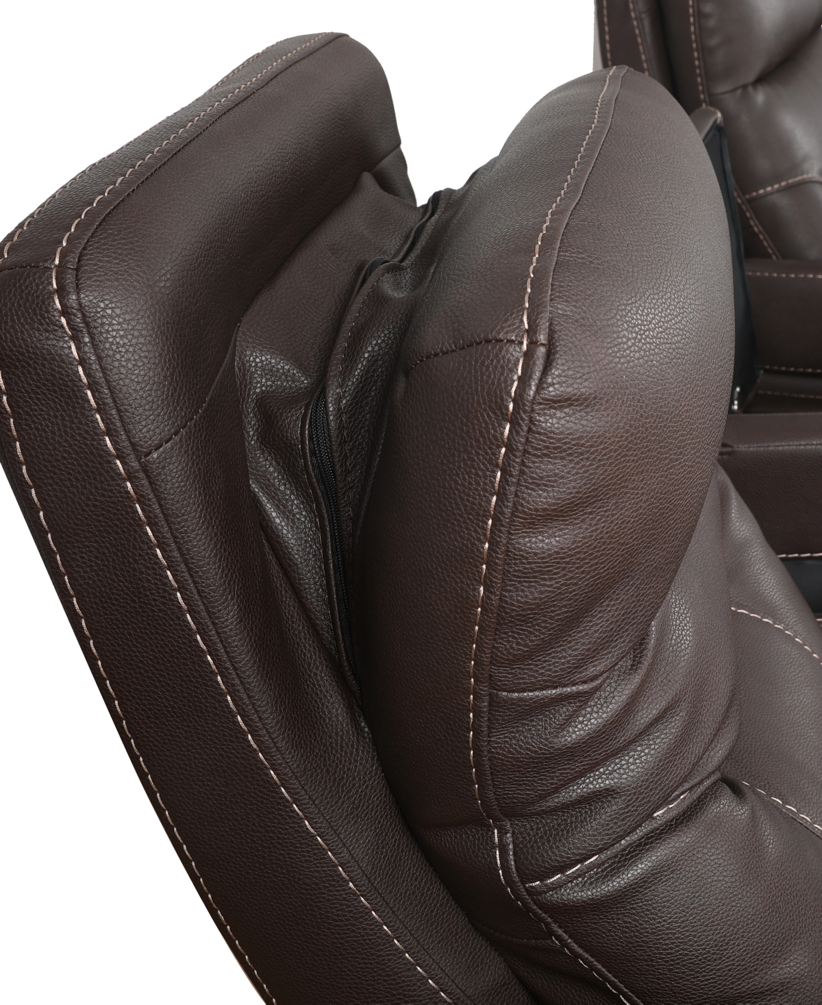 Jabarr 7-Pc. Beyond Leather Theater Seating with 3 Consoles, Created for Macy's