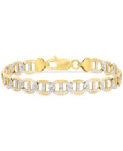 Macys gold bracelet mens best sale