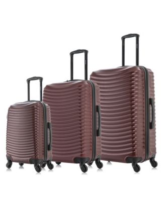 InUSA Adly Lightweight Hardside Spinner Luggage Set, 3 piece