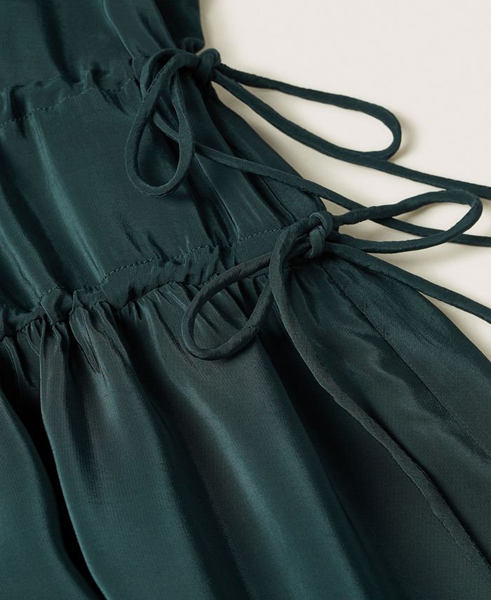 MANGO Women's Drawstring Waist Dress Macy's