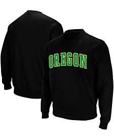 Men's Black Oregon Ducks Arch and Logo Sweatshirt