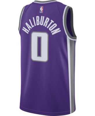 Nike Men's Tyrese Haliburton Purple Sacramento Kings 2020/21