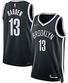 Men's James Harden Black Brooklyn Nets 2021/22 Diamond Swingman Jersey - Icon Edition