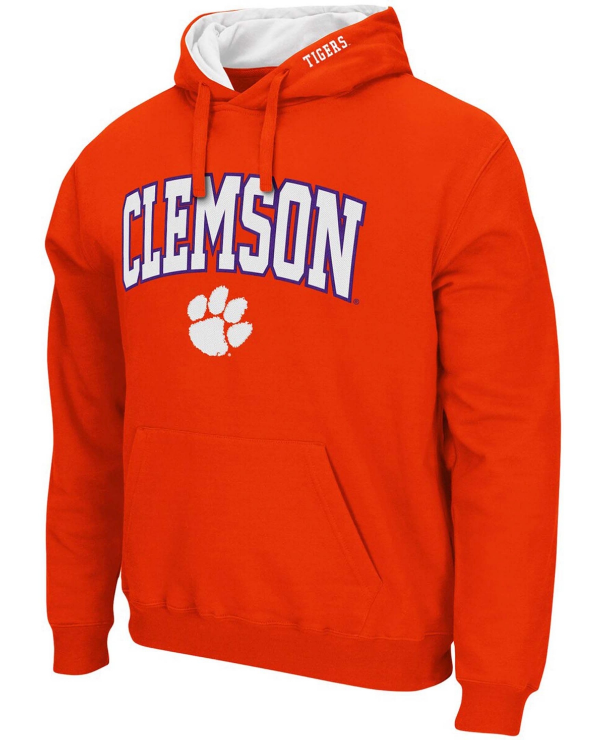 Shop Colosseum Men's Orange Clemson Tigers Arch And Logo 3.0 Pullover Hoodie