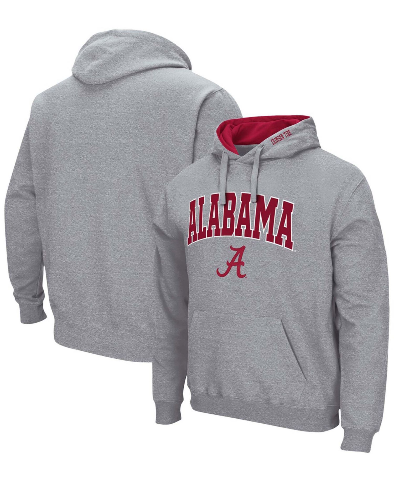 Men's Alabama Crimson Tide Arch and Logo 3.0 Pullover Hoodie