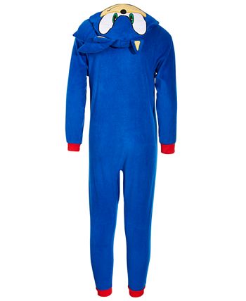 Sonic the 2025 hedgehog hooded pajamas