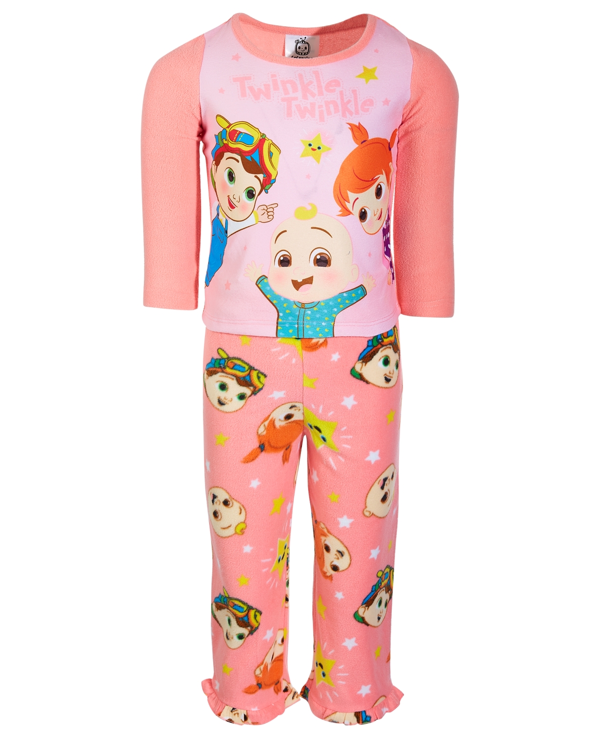 Baby Girls 2pc. Pajamas Set In Pink Coral ModeSens