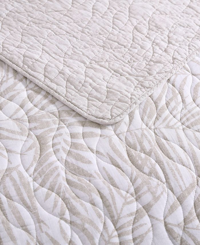 Tommy Bahama Home Tommy Bahama Palmday Cotton Reversible 2 Piece Quilt ...