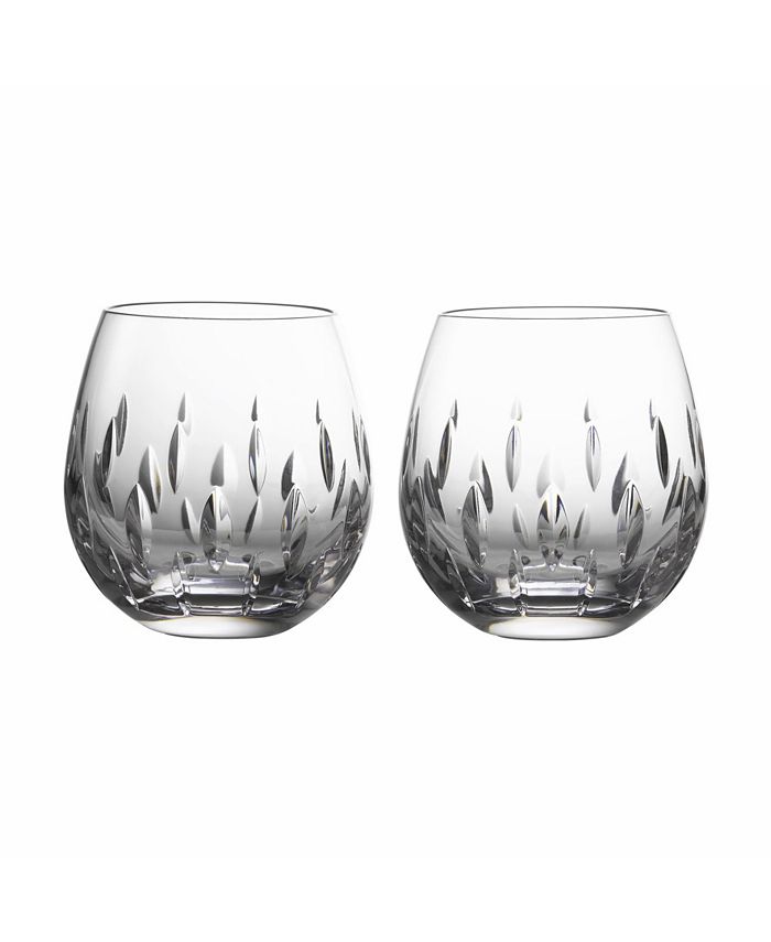 Waterford Enis 17 oz Stemless Wine Glass, Set of 2 Macy's