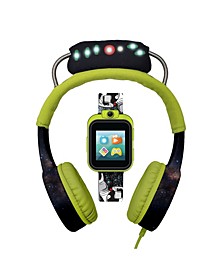 iTouch Unisex Kids Green Silicone Strap Smartwatch 42 mm