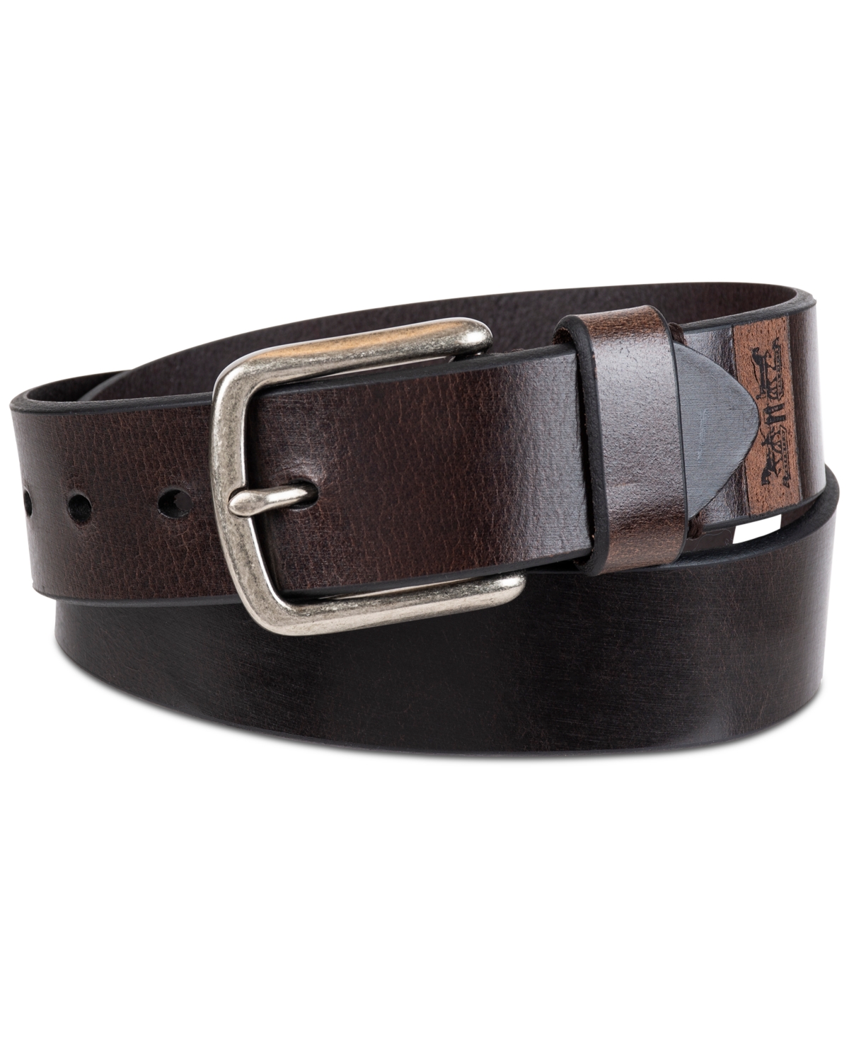 Levi's Men's Leather Belt In Brown