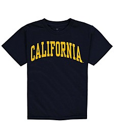 Youth Navy Cal Bears Basic Arch T-shirt