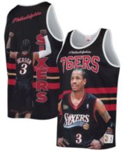 Mitchell & Ness Women's Mitchell & Ness Allen Iverson Royal Philadelphia  76ers 1996 Hardwood Classics Name Number Player Jersey Dress