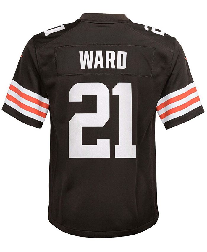 Nike Denzel Ward Cleveland Browns Brown NFL 100 Vapor Limited Jersey Size: Extra Large