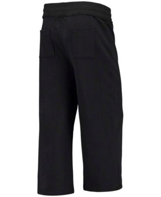 Women's  Black Las Vegas Raiders Cropped Pants