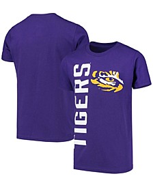 Youth Purple LSU Tigers Vertical Leap T-shirt
