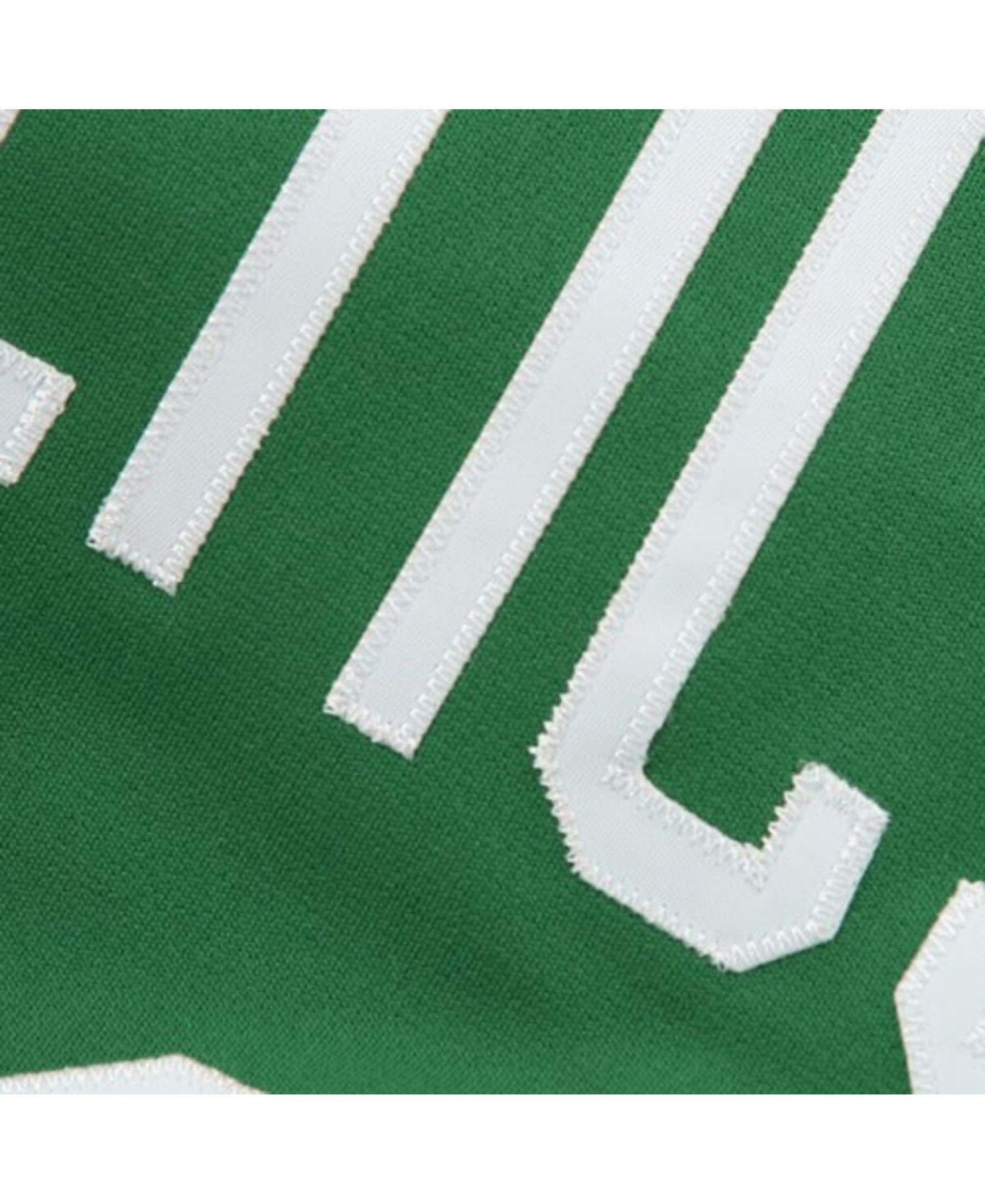Men's Larry Bird Kelly Green Boston Celtics 1985/86 Hardwood Classics Authentic Jersey