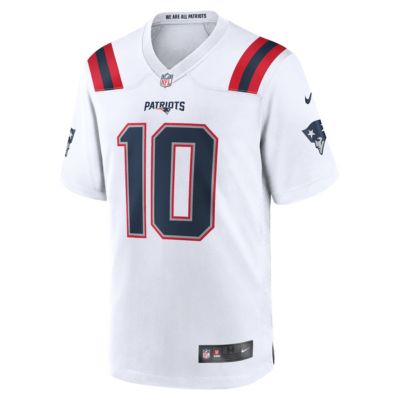 Men's Mac Jones New England Patriots Team Game Jersey