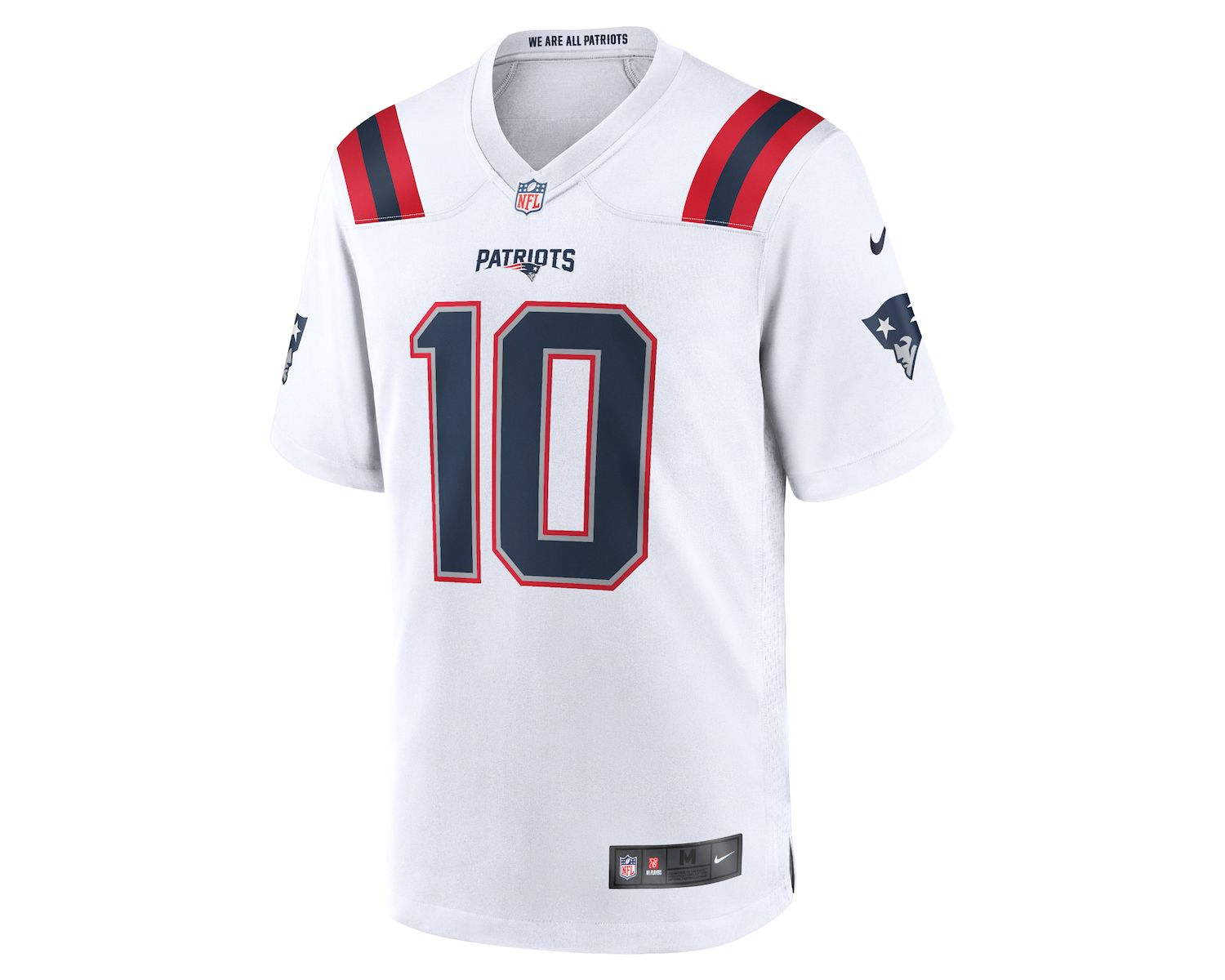 Men's Mac Jones New England Patriots Team Game Jersey