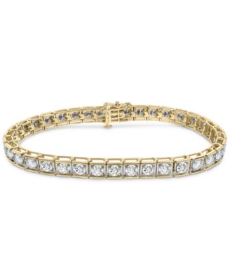 10k diamond tennis bracelet