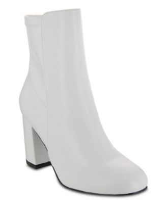 macy's white ankle boots