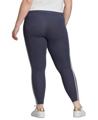 adidas Plus Size Side-Striped Leggings 