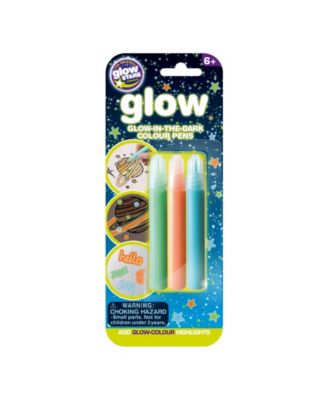 The Original Glowstars Glow-in-The-Dark Markers Pack, Pack of 3