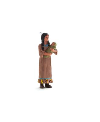 Mojo Realistic History Native American Woman Figurine