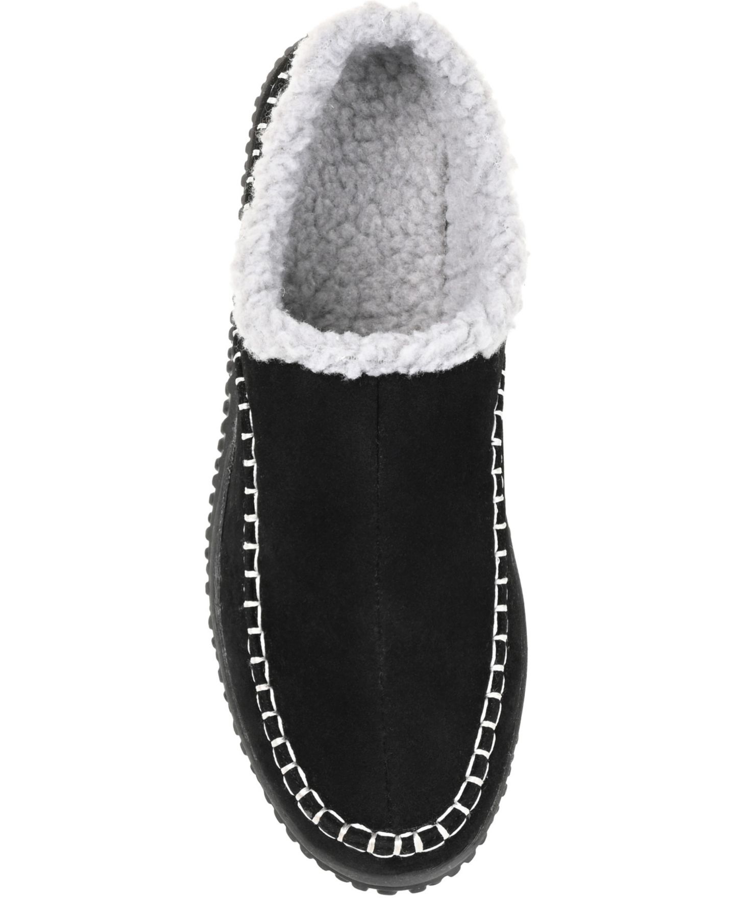 Мужские сабо Vance Co. Godwin Moccasin Clog Slippers, цвет: Чёрный — фото 4