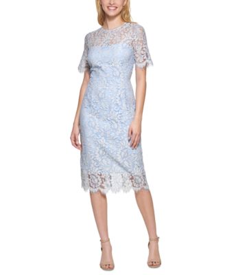 Eliza J Plus Size Flutter-sleeve Sheath 