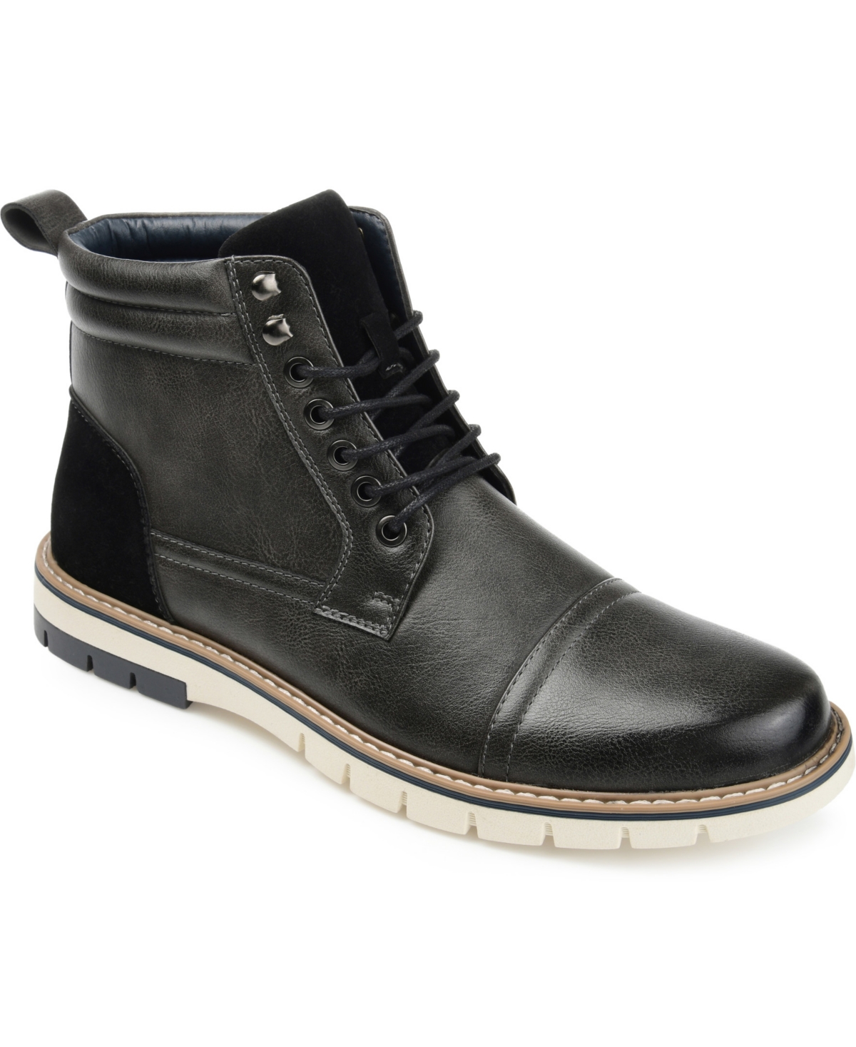 Men's Lucien Cap Toe Ankle Boots - Gray