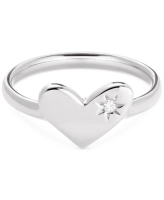 Kendra Scott - Silver-Tone Ari Heart Ring