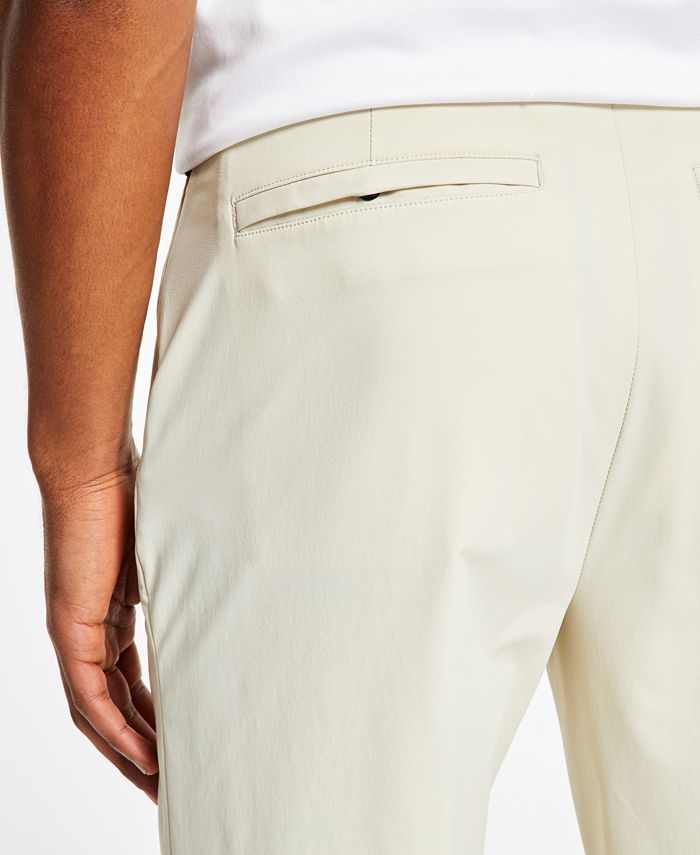 Calvin Klein Men's Slim Fit Tech Solid Performance Dress Pants ...