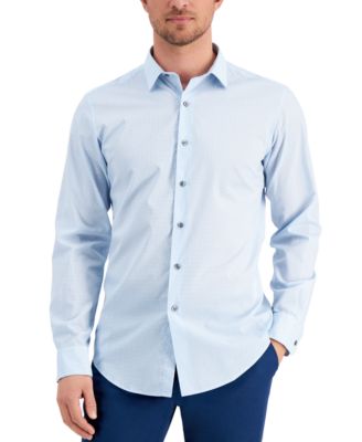 Alfani Men's Slim Fit Houndstooth Dress 
