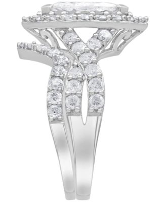 Diamond Marquise Bridal Set (2 ct. t.w.) in 14k White Gold