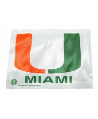 Rico Industries - Miami Hurricanes Car Flag