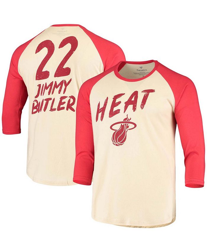 Men's Fanatics Branded Jimmy Butler Black Miami Heat Big & Tall Player Name & Number Full-Zip Hoodie Jacket
