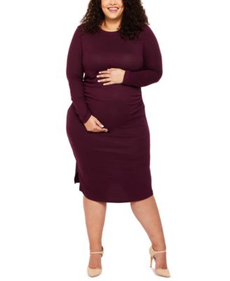 Motherhood Maternity Plus Size Sheath Maternity Dress Macy s