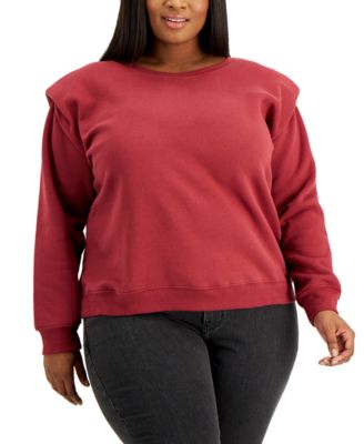 Calvin Klein Jeans - Plus Size Sweatshirt with Shoulder Pads