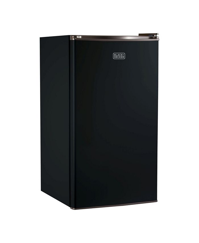 BLACK+DECKER 3.2-cu ft Standard-depth Freestanding Mini Fridge Freezer  Compartment (Black) ENERGY STAR in the Mini Fridges department at