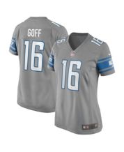 Men's Nike Jared Goff Steel Detroit Lions Alternate Vapor Limited Jersey