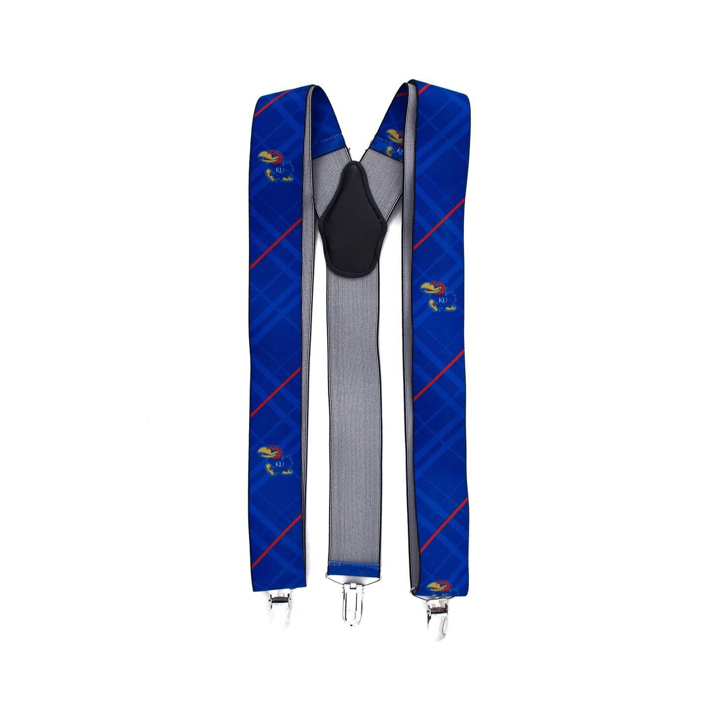 Мужские подтяжки Eagles Wings Blue Kansas Jayhawks Suspenders — фото 1