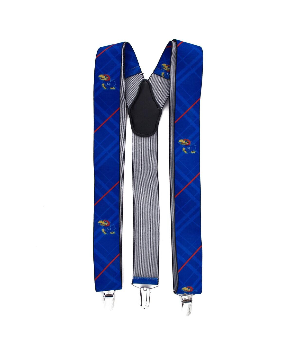 Men's Blue Kansas Jayhawks Suspenders - Blue