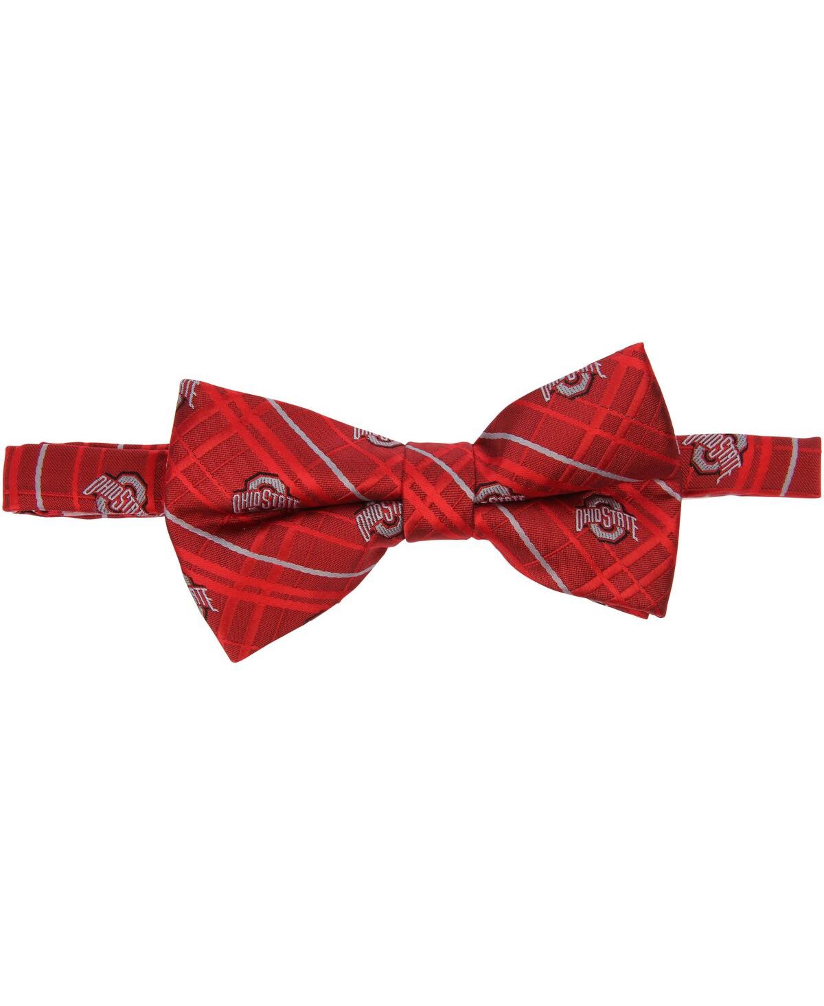 Eagles Wings Men's Ncaa Oxford Bow Tie In Ohio State Buckeyes